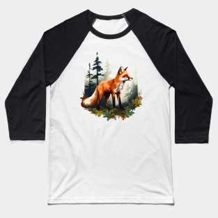 Forest Foxes Baseball T-Shirt